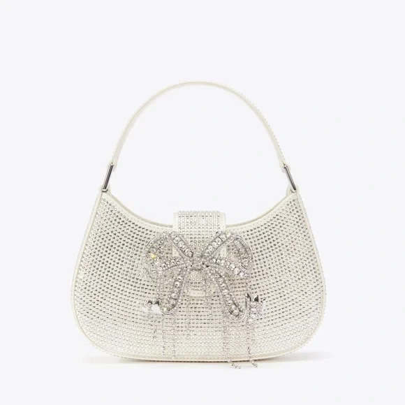 バッグ・カバンその他 SELF-PORTRAIT Woman Mini bag White PF25309CH CHAMPAGNE Mini Handbags – self-portrait-US